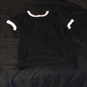 Black and white shirt